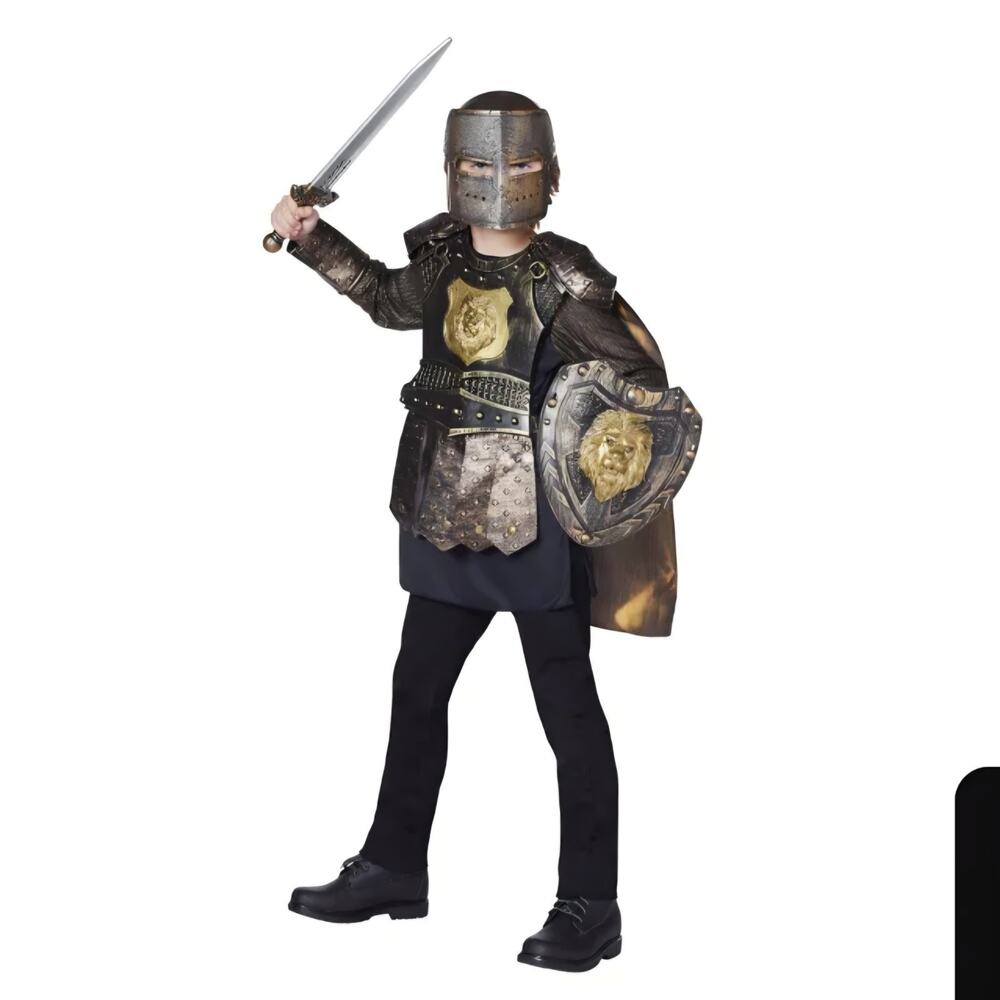Spirit Halloween Gladiator Costume Medieval Armor Youth Size M- No Sword